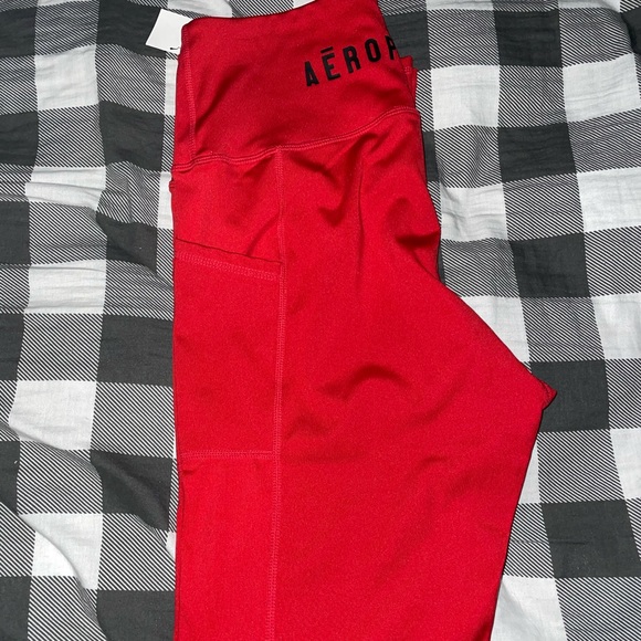 NWT Aeropostale Red Leggings